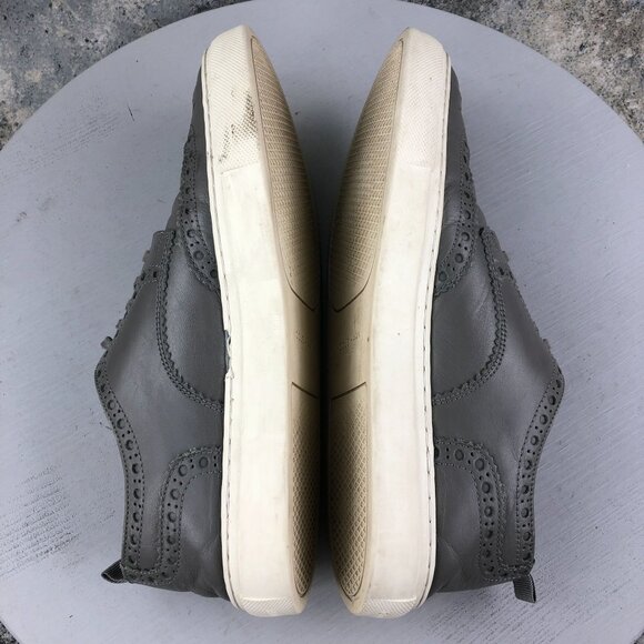 Cole Haan Men\'s Size 8M Winslow Grand Series Grey Leather Wingtip Sneakers Shoes
